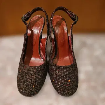 할인 종료 BODY DRESSING Delux 트위드 펌프스 23