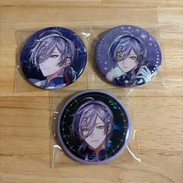 니지산지 IMPACT 월조 캔뱃지 사카키 네스 3점