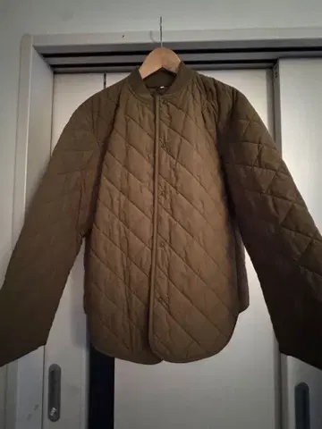 무인양품 올리브색 퀼팅 자켓 XL