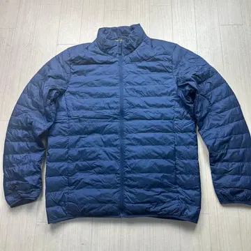 유니클로 울트라 라이트 다운 자켓 M 블루 계열