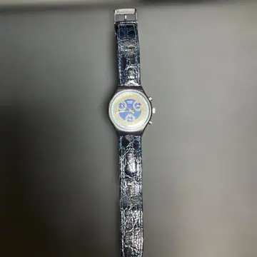 빈티지 Swatch 크로노그래프 손목시계 SILVER STAR 90년대