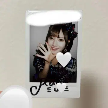 fav me 마루야마 란나 친필 사인 폴라로이드