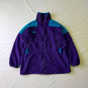구제 컬럼비아 플리스 자켓 집업 바이컬러 90s