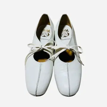 [chausser] C-2306 화이트 가죽 신발