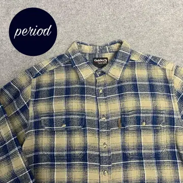 P2862 90s Guide Series 옴브레 체크 플란넬 셔츠