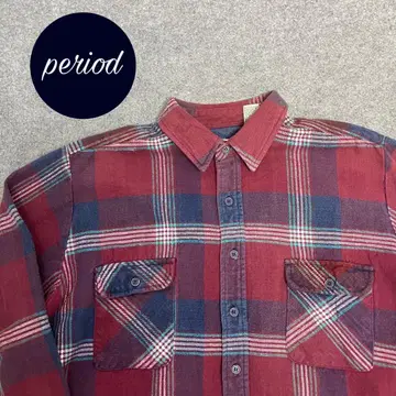 P2861 90s Timber Trail 체크 플란넬 셔츠