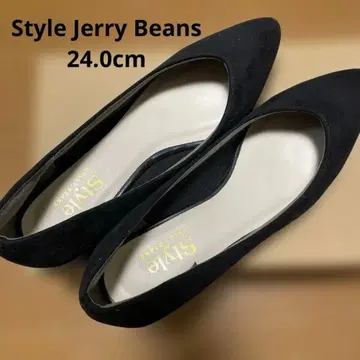 스타일 제리 빈스 블랙 로우힐 펌프스 24.0cm