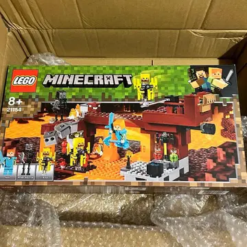 레고(LEGO) 마인크래프트 블레이즈 브릿지에서의 전투 21154