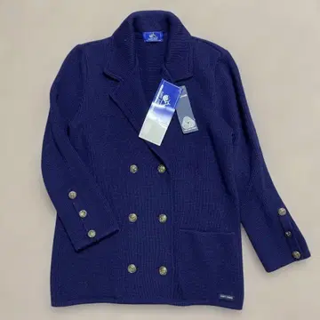 세인트 제임스 니트 W 블레이저 테일러드 자켓 네이비 미사용