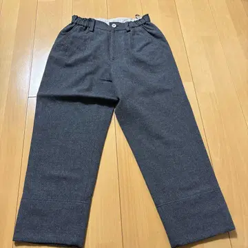 코튼하우스아야 코튼울 팬츠 그레이