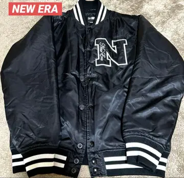 미사용 시착만 한 상품 NEW ERA 뉴에라 바시티 자켓 N 자수