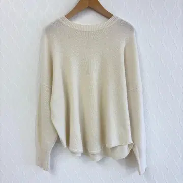 SLOBE IENA 파인 니트 흰색 화이트