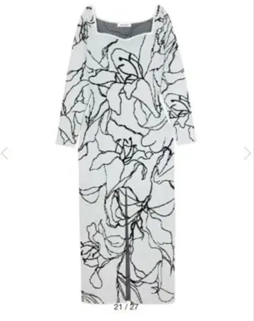 멜트 더 레이디 니트 롱 원피스