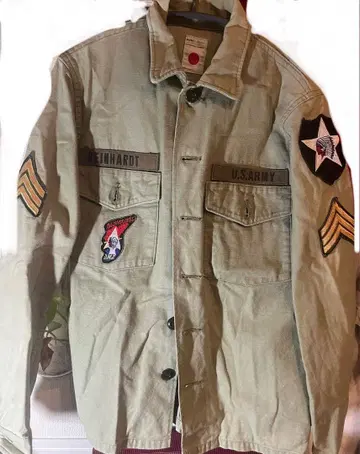 마르카 베이지 밀리터리 자켓