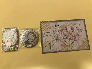 귀멸의 칼날 다이닝 마루카쿠 캔뱃지 엽서