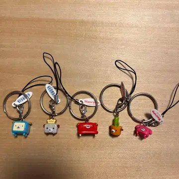 GEORGIA 컬러풀 캐릭터 스트랩 5종 세트