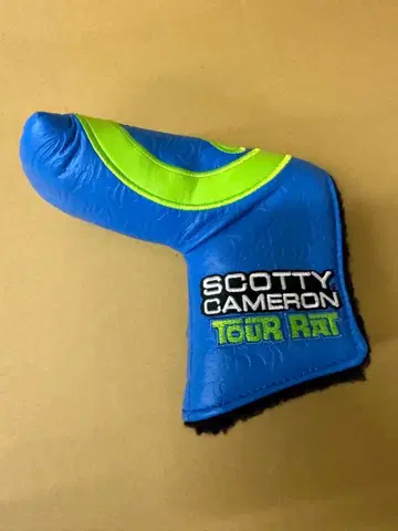 미사용 새상품 스카티 카메론 퍼터 커버 서클 T 블루/라임 레어