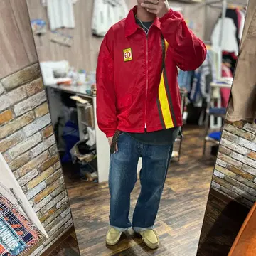 70s 구제 의류 아메카지 L FUNK'S G HYBRID 나일론 자켓