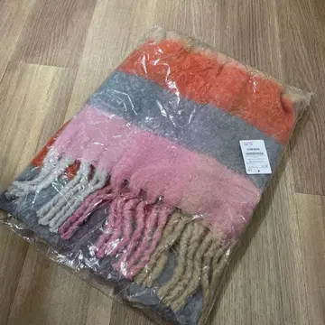 택 포함 미사용 새상품 프릭스스토어 대형 머플러 스톨