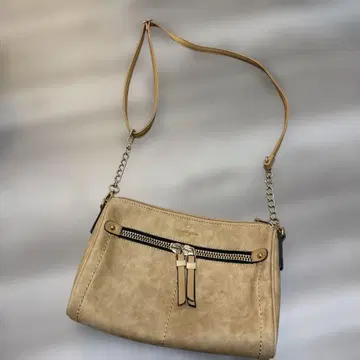 [새상품급] vivayou 비바유 베이지 스웨이드풍 숄더백