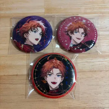 니지산지 IMPACT 태양조 캔뱃지 키타미 유세이 3점