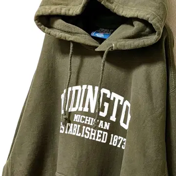 MV 스포츠 래딩턴 미시건 후드 맨투맨 그린 XL 구제 의류