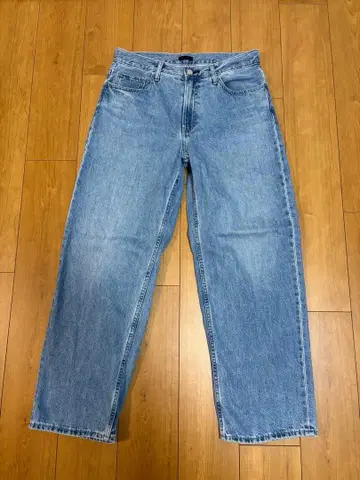 와이드 스트레이트 청바지