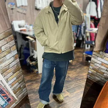 몽고메리 워드 구제 의류 아메카지 70s 80s 베이지 스윙탑 L