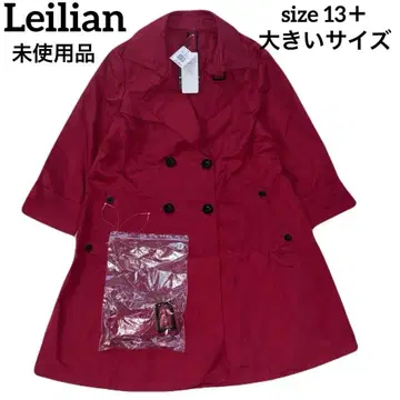 레리안 미사용 트렌치코트 빨간색 사이즈 13+ 빅 사이즈