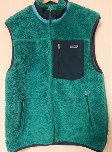 Patagonia 플리스 베스트 그린 컬러
