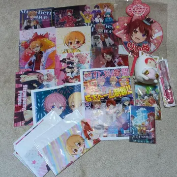 스토푸리 굿즈 클리어 파일, 부채, 응원봉 등