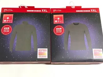 유니클로 초극난 히트텍 울트라 웜 터틀넥 XXL 2장 325y