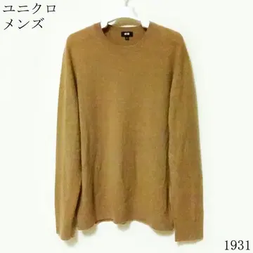 유니클로 남성용 니트 XL 브라운