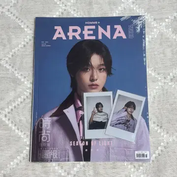 ARENA HOMME+ 리쿠 잡지 nctwish 폴라로이드 포스터