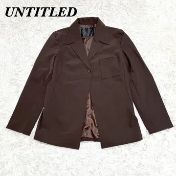 [ 새상품급 ] UNTITLED 스트레치 테일러드 재킷 9 브라운