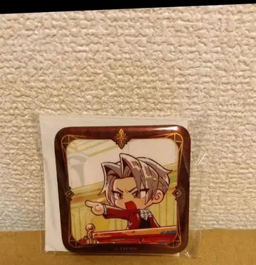 역전재판 역전검사 미니 캐릭터 캔뱃지 미츠루기 레이지