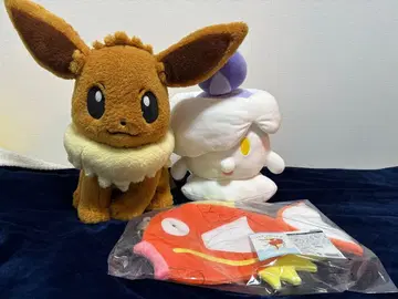 잉어킹 백 이브이 등불 봉제 인형 세트