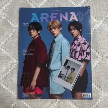 ARENA HOMME+ 유우시 리쿠 잡지 nctwish 폴라로이드 포스터