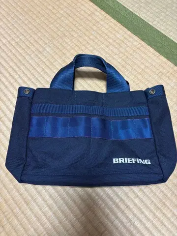 브리핑 카트백 네이비 핸드백 파우치