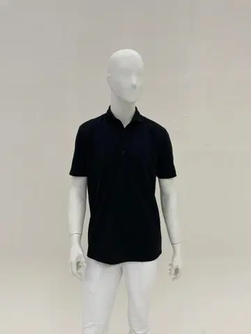 엘리트 그립 무지 반팔 피케 셔츠 블랙 L 새상품