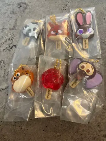 주토피아 아이스캔디 참 6종 컴플리트 세트