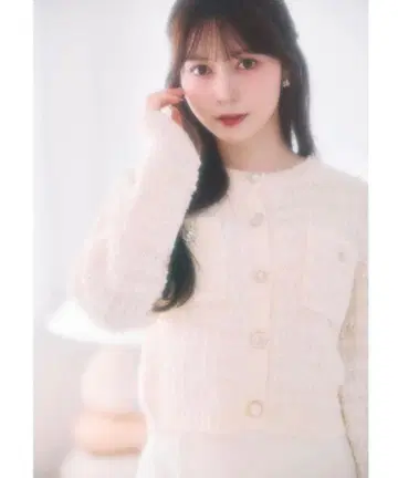 다종 비쥬 버튼 믹스 니트 자켓 라이크 가디건