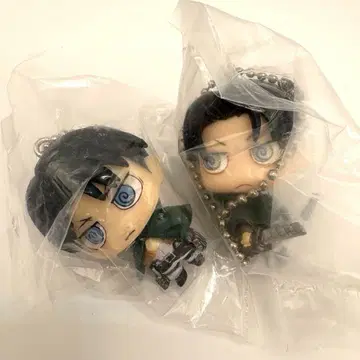 진격의 거인 치비 캐릭터 마스코트 리바이 2개 세트