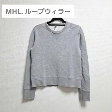 MHL. 루프 휠러 콜라보 맨투맨 그레이 사이즈 2