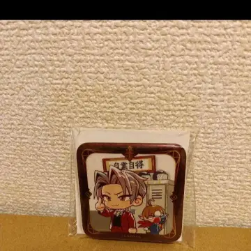 역전재판 역전검사 미니 캐릭터 캔뱃지 미츠루기 레이지