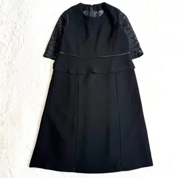 [새상품급] 디노스 세실 블랙 포멀 소매 레이스 원피스 17ABR