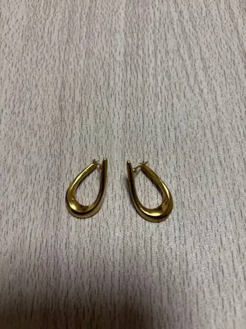 골드 후프 귀걸이 Jouete