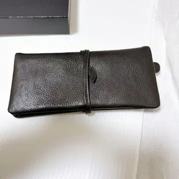 노브랜드 남성용 장지갑 천연 가죽 고급 부드러운 카드 홀더 6개 블랙