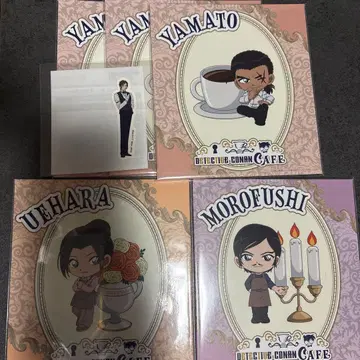 세가 럭키 쿠지 명탐정 코난 카페 집사 찻잔 E상 세트