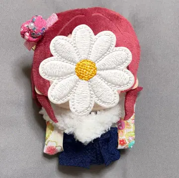 후리소데 하카마 핑크 x 네이비 누이 의류 10cm